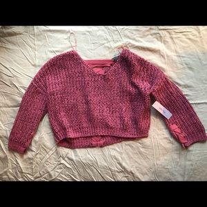 NEW cropped sweater